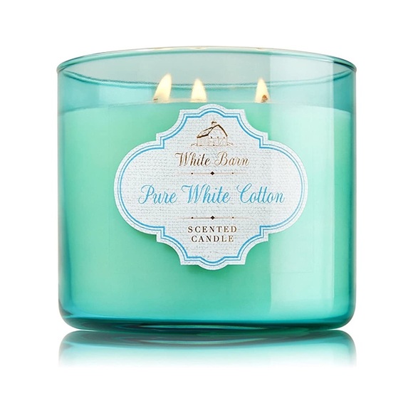 Bath & Body Works Other - Bath & Body Works 3-Wick Candle “Pure White Cotton”